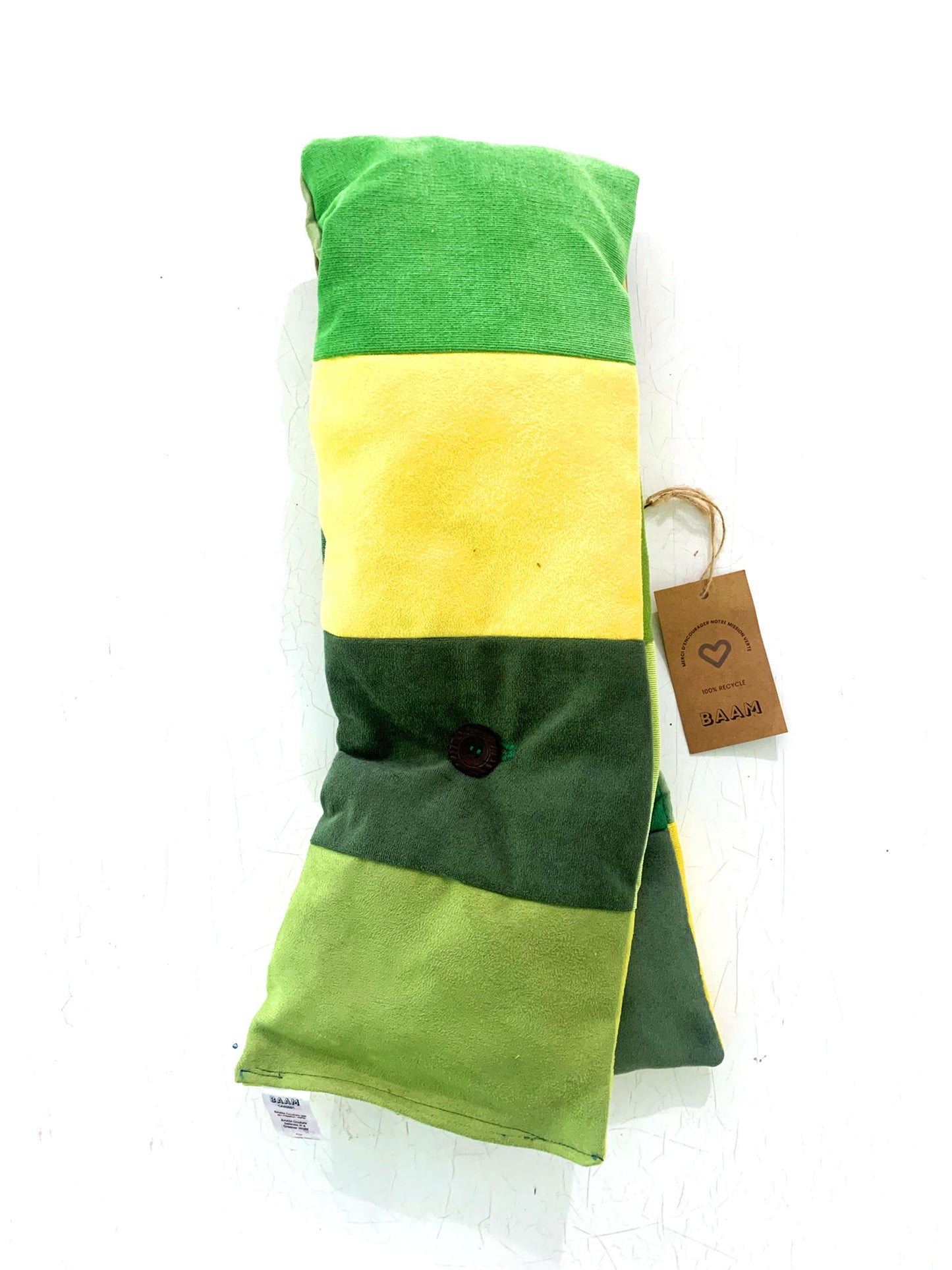 Green Puffy Scarf - Foulard gonflé vert