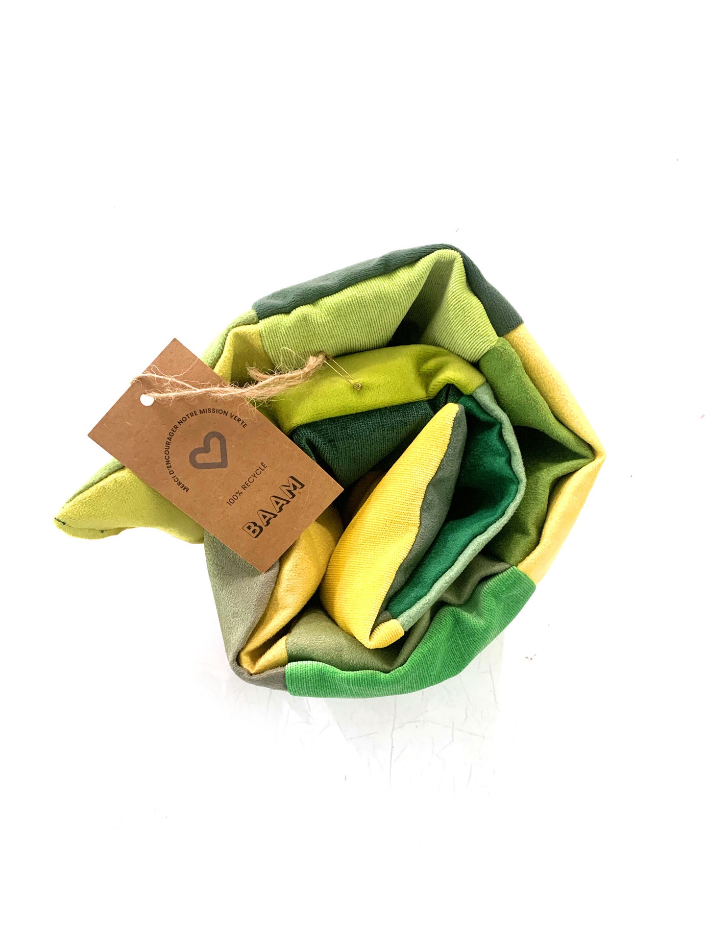 Green Puffy Scarf - Foulard gonflé vert