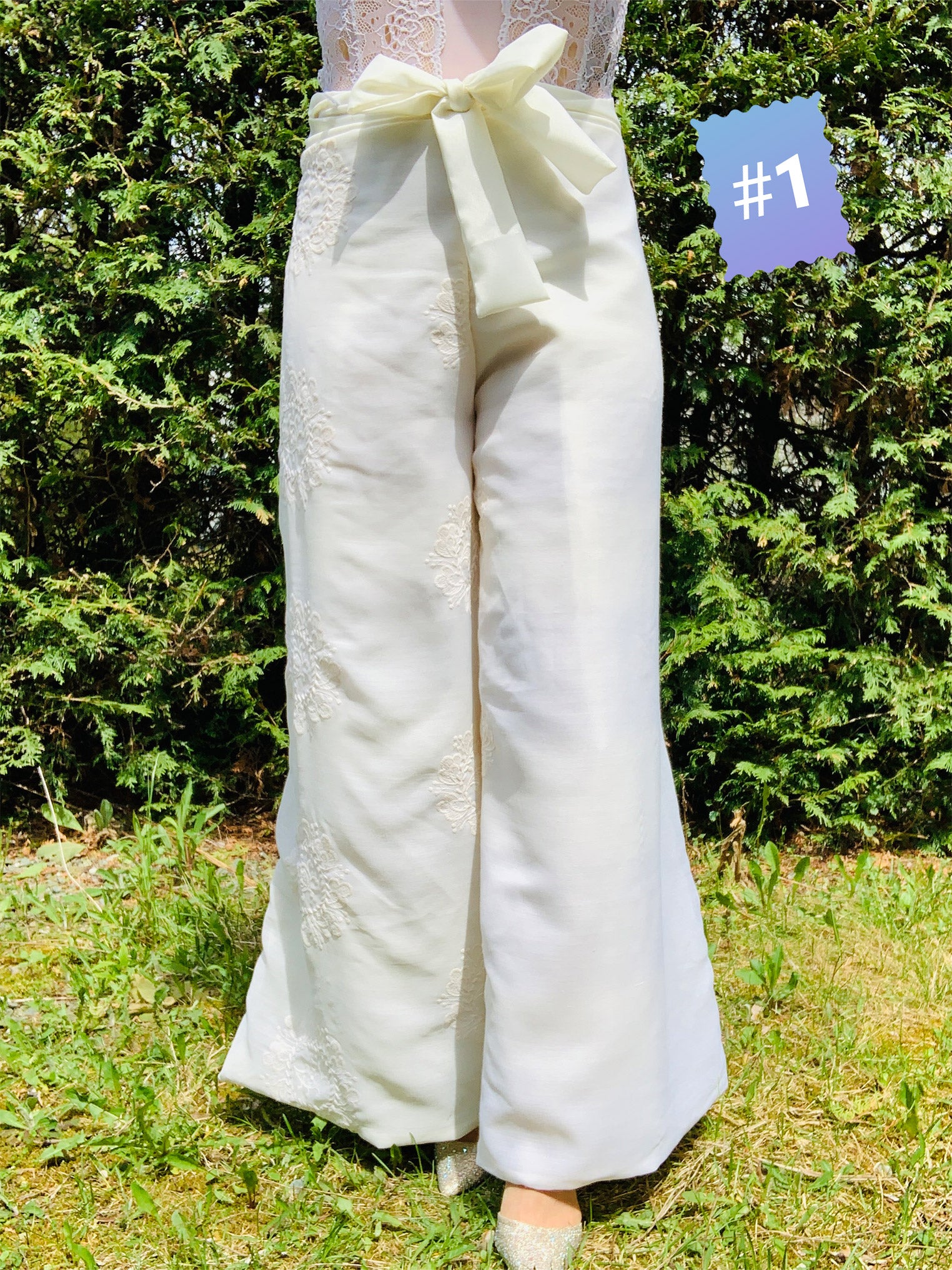 Pants - Pantalons - Sustainable Fashion - White - BAAM